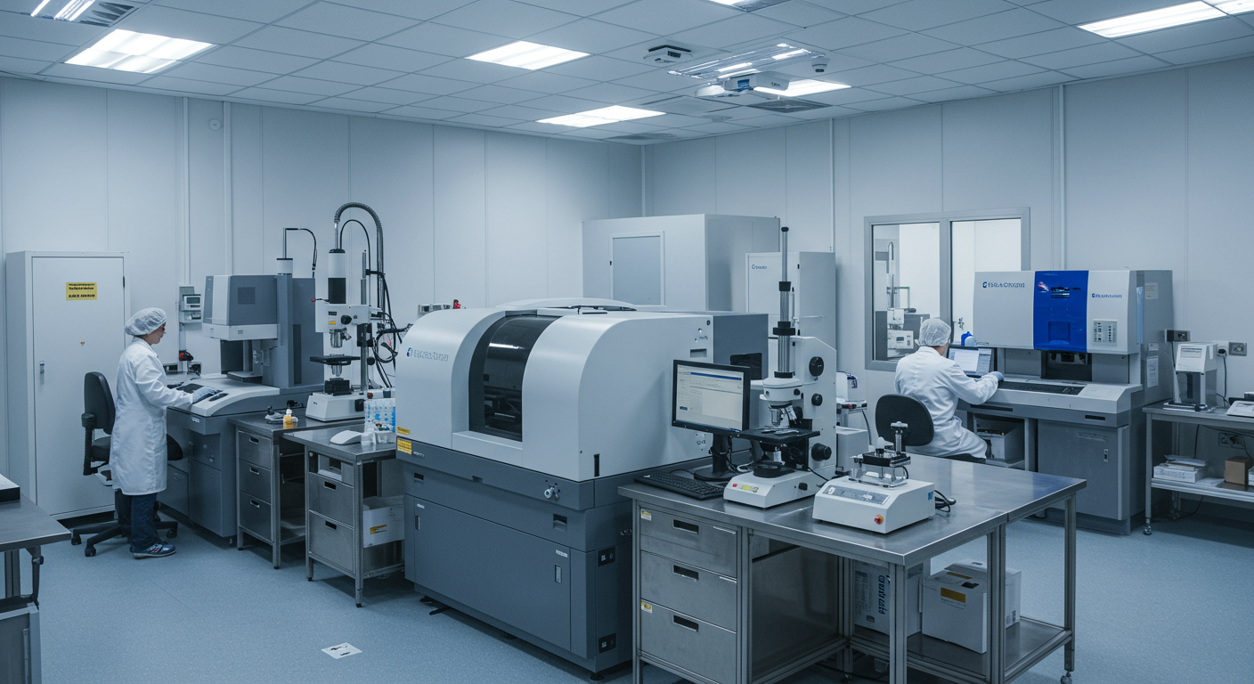 Fason üretimde kalite kontrol laboratuvarı