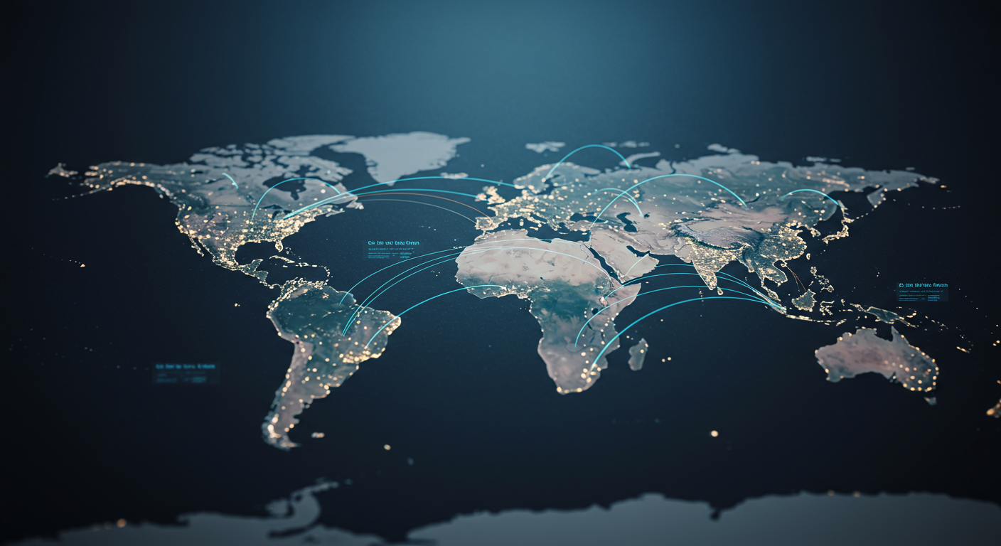 Global tedarik zinciri ağı